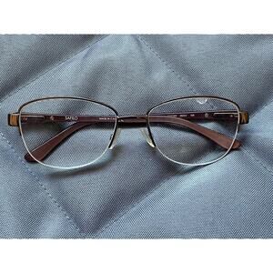 Safilo Emozioni EM4365‎ WGV Half Rim Eyeglasses Frames 135 Made in Italy